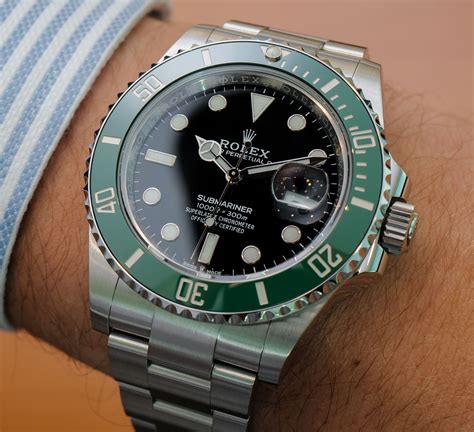 rolex submariner green 2012|More.